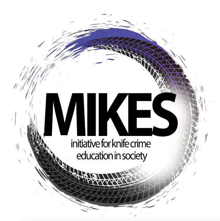 MIKES Trust Logo, stands for Michaels Initiative for Knifecrime Education in Society